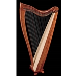 Dusty Strings FH36S Folk Harp - Bubinga Body with Camac Sharpening Levers