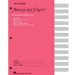 Standard Loose Leaf Manuscript Paper (Pink Cover) -
