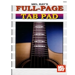 Mel Bay's Full Page Tab Pad -