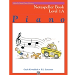 Alfred's Basic Piano Library: Notespeller Book - 1A