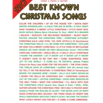 120 Best Known Christmas Songs -