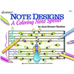 Bastien Note Designs: A Coloring Note Speller -