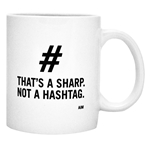 That's a Sharp Not a Hashtag Mug