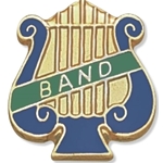 Band Lyre Award Pin