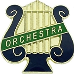 Orchestra Lyre Award Pin