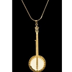 Gold Banjo Necklace