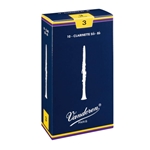 Vandoren CR10 Clarinet Reeds - Traditional - Box of 10 2.0, 2.5, 3.0, 3.5, 4.0, 5.0