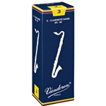 Vandoren CR12 Bass Clarinet Reeds - Traditional - Box of 5 2.0, 2.5, 3.0, 3.5