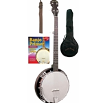 Gold Tone CC-BG Cripple Creek Banjo Bluegrass Starter Pack