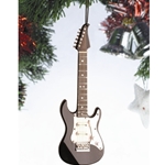 Black Electric Guitar Ornament