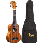 Amahi UK210S Select Mahogany Ukulele w/Bag Soprano
