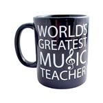 "World's Greatest Music Teacher" Mug