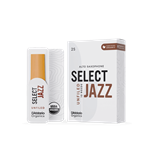 D'Addario Organic Select Jazz Unfiled Alto Saxophone Reeds