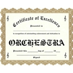Certificate of Excellence - Choir - Single Sheet