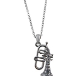 AIM N444 Tuba Necklace w/ Rhinestones