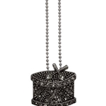 AIM N488 Snare Drum Necklace w/ Crystals