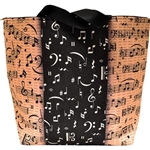 AIM MUBA10 Sheet Music Tote Bag with Black Middle Strip 26"x20'x7"