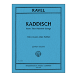 Kaddisch from Two Hebrew Songs for Cello and Piano -