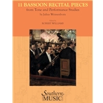 11 Bassoon Recital Pieces from Tone and Performance Studies -