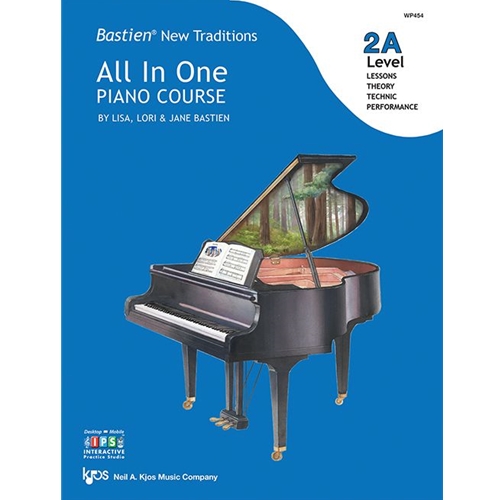 Kline Music Bastien New Traditions All in One Piano Course 2A