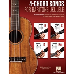 4 Chord Songs for Baritone Ukulele - Easy