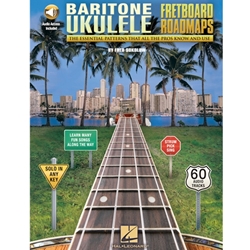 Baritone Ukulele Fretboard Roadmaps -