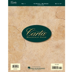 Carta Manuscript Paper No. 1 – Basic -