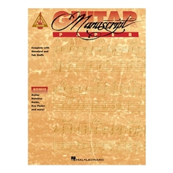 Recorded Versions Guitar Tablature Manuscript Paper -