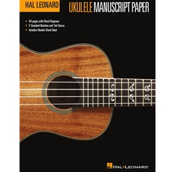 Hal Leonard Ukulele Manuscript Paper -