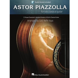 Astor Piazzolla for Solo Classical Guitar -
