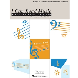 I Can Read Music Book 3 - A Note Speller for Piano - Early Intermediate