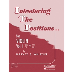 Introducing the Positions for Violin, Volume 1 - Third and Fifth Positions -