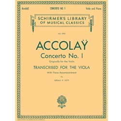 Concerto No. 1 Transcribed for the Viola -