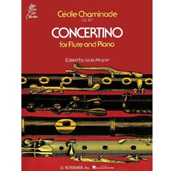 Concertino for Flute and Piano, Op. 107 -