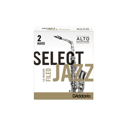 D'Addario Select Jazz Filed Alto Sax - Box of 10