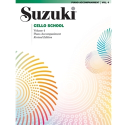 Suzuki Cello School, Volume 4 - Revised Edition -