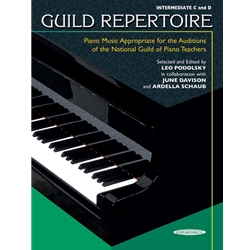 Guild Repertoire - Intermediate C and D