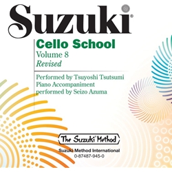 Suzuki Cello School, Volume 8 CD - Revised Edition -
