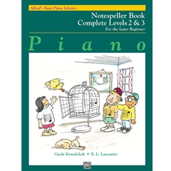 Alfred's Basic Piano Library: Notespeller Book Complete - 2 & 3