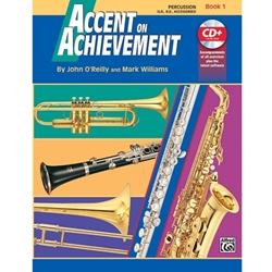 Accent on Achievement - Book 1 - Snare Drum, Bass Drum & Accessories - Beginning