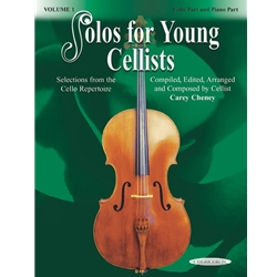 Solos For Young Cellists Cello Part and Piano Accompaniment - Volume 1 -