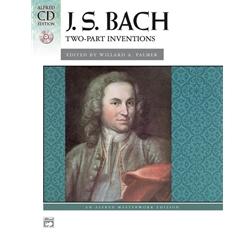 J.S. Bach: Two Part Inventions w/CD - Intermediate to Late Intermediate