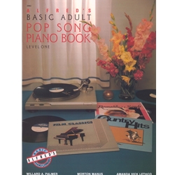 Alfred's Basic Adult Piano Course: Pop Song Book - 1