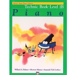 Alfred's Basic Piano Library: Technic Book - 1B