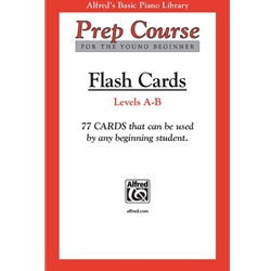 Alfred's Basic Piano Prep Course: Flash Cards - A & B