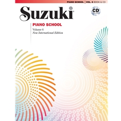 Suzuki Piano School Volume 6 New International Edition -