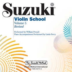 Suzuki Violin School, Volume 5 CD - Revised Edition -