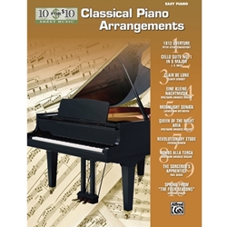 10 for 10 Sheet Music: Classical Piano Arrangements - Easy