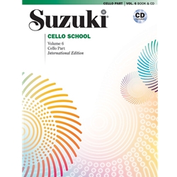Suzuki Cello School, Volume 6 - Revised Edition -