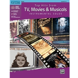 Top Hits From TV, Movies & Musicals Instrumental Solos Book & CD - 2 & 3